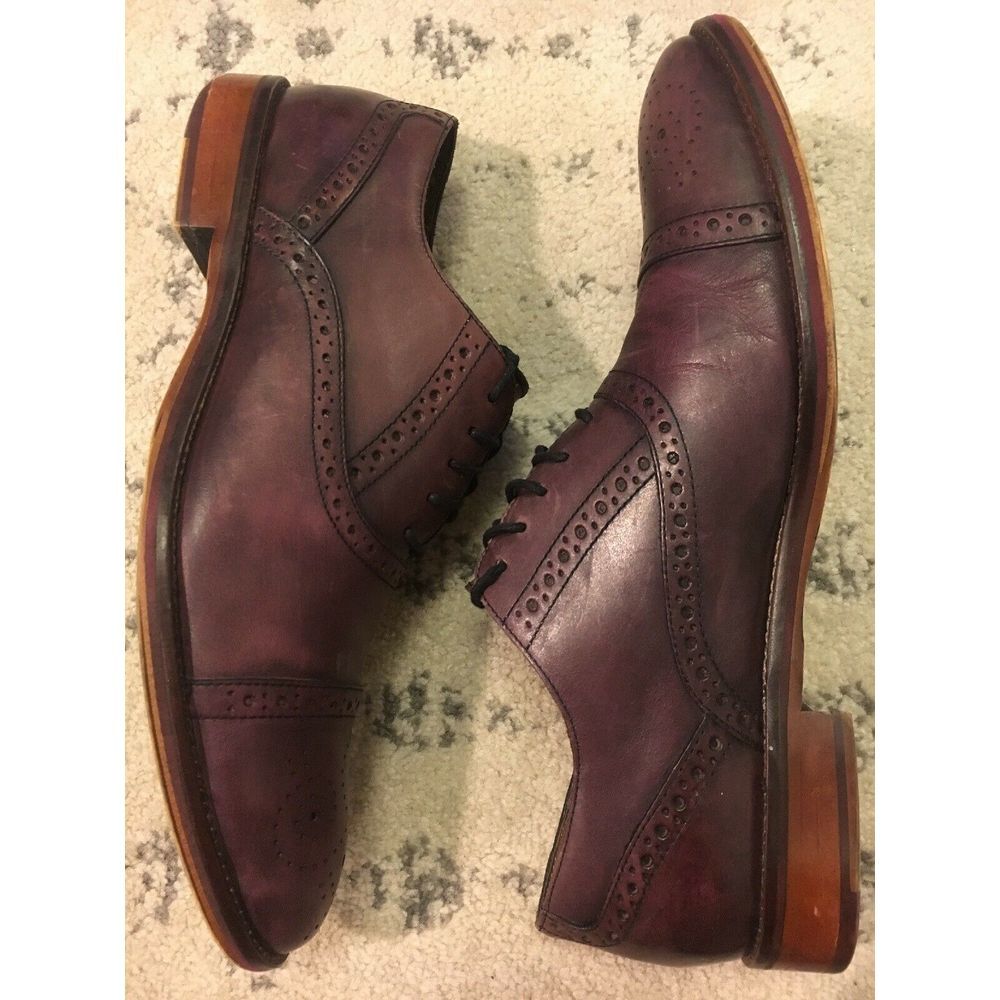 Johnston & Murphy Conard Shoes Leather Cap Toe - image 4